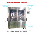 shampoo filling machines with position tracking system